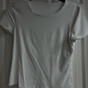 Aerie Classic White Short Sleeve Tee